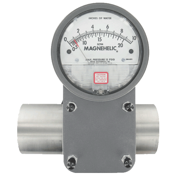 Dwyer Venturi Flowmeter with Magnehelic Gauge, VFLO